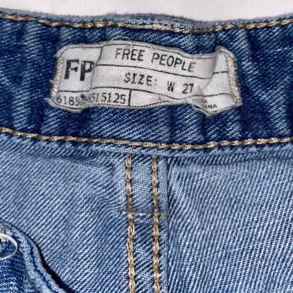 Free People Distressed Denim Shorts - Picture 6 of 7